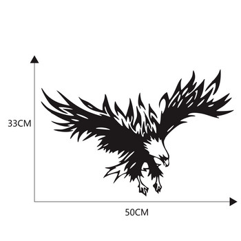 1PCS Eagle Car Stickers for Hood Eagle Decal Flying Wings Tribal Pattern Truck Suv Body Sticker Bird Wings Sticker Universal