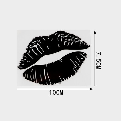 YJZT Kiss Marks Καπάκι καυσίμου Αυτοκόλλητα Αυτοκόλλητα Αυτοκόλλητα Βινυλίου Αξεσουάρ C4-0932