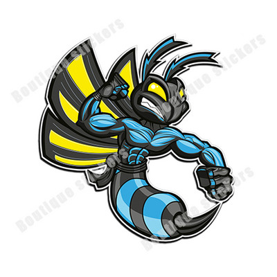 Crtić Pčela Naljepnica Ljutiti bumbar Naljepnica za automobil Bee Despise Gesta Motocikl Auto Kaciga Prozor automobila Naljepnice za karoseriju Dodaci