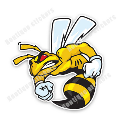 Crtić Pčela Naljepnica Ljutiti bumbar Naljepnica za automobil Bee Despise Gesta Motocikl Auto Kaciga Prozor automobila Naljepnice za karoseriju Dodaci