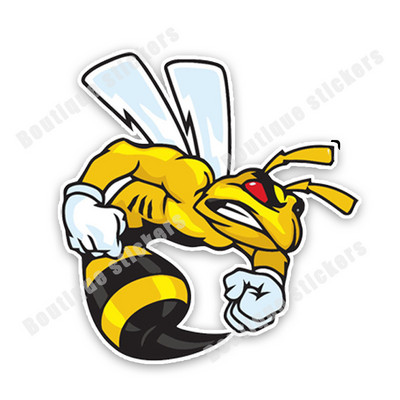 Crtić Pčela Naljepnica Ljutiti bumbar Naljepnica za automobil Bee Despise Gesta Motocikl Auto Kaciga Prozor automobila Naljepnice za karoseriju Dodaci