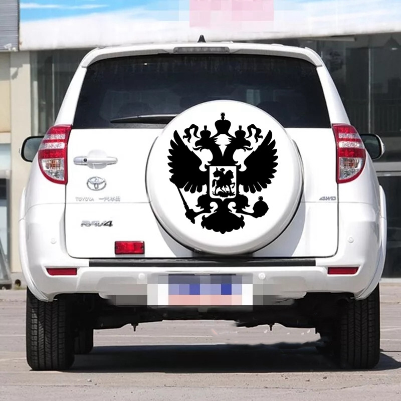 CS31008# Különféle méretű autómatrica Oroszország címere Kivágott vinil matrica vízálló autódíszek teherautó motorkerékpár lökhárítóján