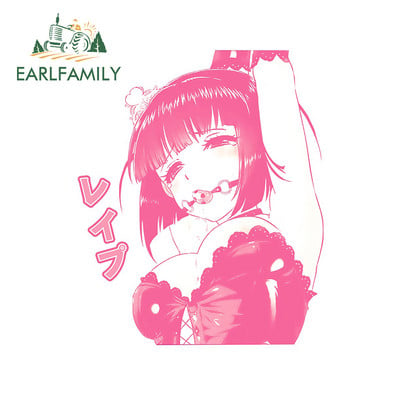 EARLFAMILY 13cm x 10,7cm για αυτοκόλλητα αυτοκινήτου Hentai Girl Μοντέρνα απλά αυτοκόλλητα, χωρίς γρατσουνιές, διακόσμηση φορητού υπολογιστή μοτοσικλέτας στυλ αυτοκινήτου