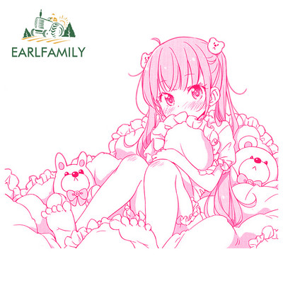 EARLFAMILY 13 cm x 10,7 cm Hentai lány autómatricákhoz Divatos, egyszerű matrica karcmentes motorkerékpár laptop dekoráció autóstílus