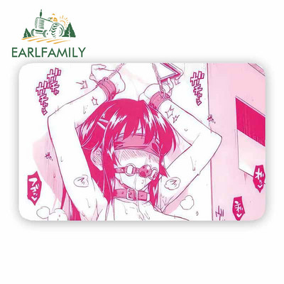 EARLFAMILY 13 cm x 10,7 cm Hentai lány autómatricákhoz Divatos, egyszerű matrica karcmentes motorkerékpár laptop dekoráció autóstílus