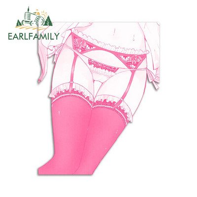 EARLFAMILY 13 cm x 10,7 cm Hentai lány autómatricákhoz Divatos, egyszerű matrica karcmentes motorkerékpár laptop dekoráció autóstílus