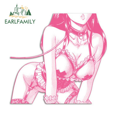 EARLFAMILY 13 cm x 10,7 cm Hentai lány autómatricákhoz Divatos, egyszerű matrica karcmentes motorkerékpár laptop dekoráció autóstílus