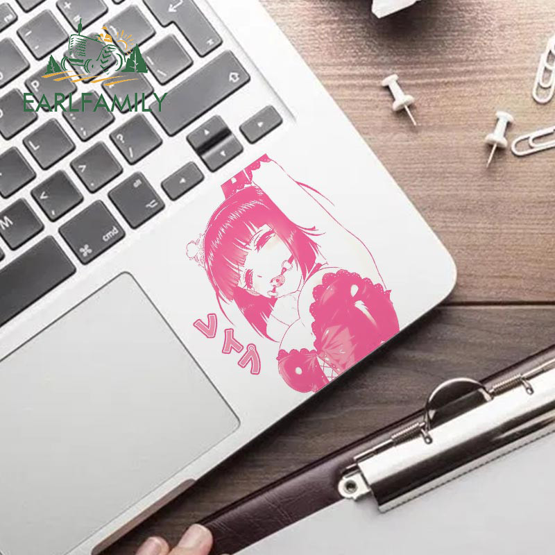 EARLFAMILY 13 cm x 10,7 cm Hentai lány autómatricákhoz Divatos, egyszerű matrica karcmentes motorkerékpár laptop dekoráció autóstílus