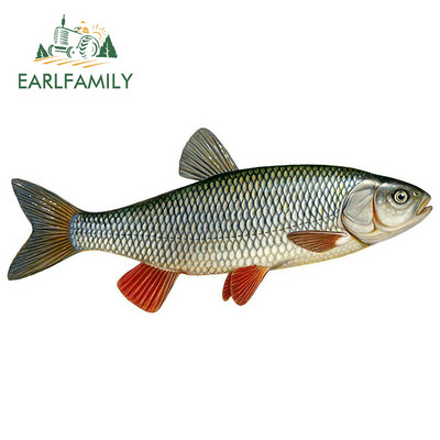 EARLFAMILY 13 cm x 7,1 cm Macskahal lakóautó-matrica Vinyl autómatricák Vízálló divatos okklúziós karcolás díszítéshez