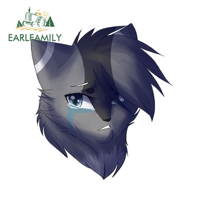 EARLFAMILY 13cm x 13cm pentru autocolante de mașină cu blană de vulpe, pentru frigider, pentru aparate de aer condiționat, bara de protecție rezistentă la zgârieturi JDM Assessoires