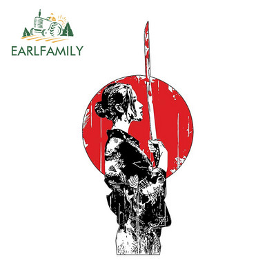 EARLFAMILY 13cm για Αυτοκόλλητα Αυτοκινήτου Geisha Samurai Laptop σανίδα του σερφ στις γρατσουνιές Χαλκομανίες Anime Anime Windows Anime Laptop Car Αξεσουάρ