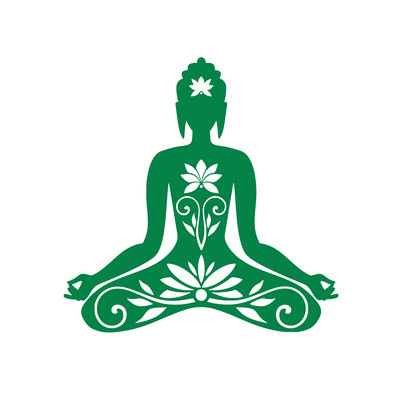 Buddha Silhouette αυτοκόλλητο βινυλίου Διακόσμηση παραθύρου αυτοκινήτου, Χαλκομανίες φορητού υπολογιστή για διαλογισμό γιόγκα για Apple MacBook Pro / Air Decoration