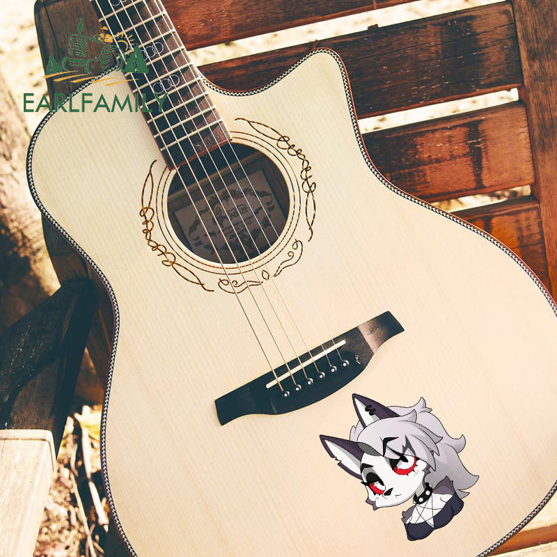 EARLFAMILY 13cm x 11,0cm Loona Middle Finger Helluva Boss autómatricák Vinyl matrica fényvédő motorkerékpár grafika autós áruk