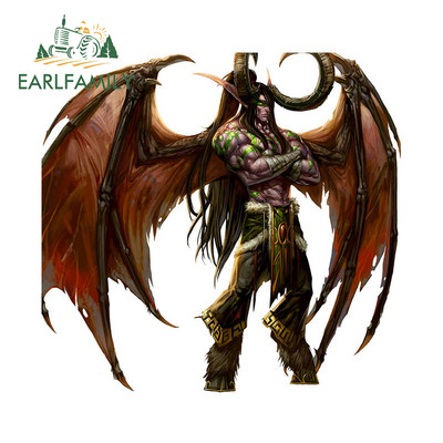 EARLFAMILY 13 εκ. World of Warcraft Illidan Stormrage Sylvanas Tyrande Αυτοκόλλητα αυτοκινήτου Προσωπικότητα Δημιουργικό Αυτοκόλλητο Παράθυρο Στυλ αυτοκινήτου