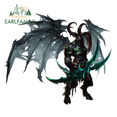 EARLFAMILY 13 εκ. World of Warcraft Illidan Stormrage Sylvanas Tyrande Αυτοκόλλητα αυτοκινήτου Προσωπικότητα Δημιουργικό Αυτοκόλλητο Παράθυρο Στυλ αυτοκινήτου