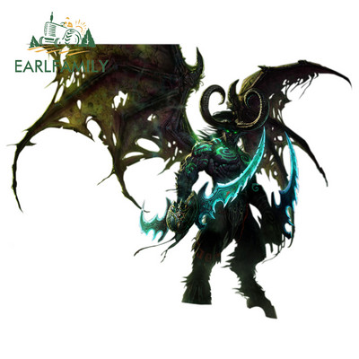 EARLFAMILY 13 εκ. World of Warcraft Illidan Stormrage Sylvanas Tyrande Αυτοκόλλητα αυτοκινήτου Προσωπικότητα Δημιουργικό Αυτοκόλλητο Παράθυρο Στυλ αυτοκινήτου