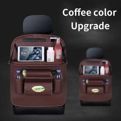 Automobilio užpakalinės sėdynės laikymo krepšys Automobilio priedai Vidinis laikymas Automobilio galinės sėdynės krepšys Prekės su sulankstomu stalo tinklu bagažinėje