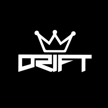 QYPF 15,5cm*8,9cm DRIFT KING Fashion Decor Αυτοκόλλητο αυτοκινήτου βινυλίου Decal Μαύρο ασημί αξεσουάρ C15-1497