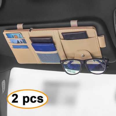 Automobilski vizir za sunce Organizator s više džepova Dodaci za interijer automobila Džepni organizator Torbica za pohranu dokumenata u automobilu Držač za olovke