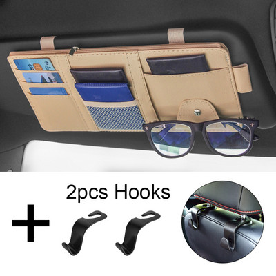 Automobilski vizir za sunce Organizator s više džepova Dodaci za interijer automobila Džepni organizator Torbica za pohranu dokumenata u automobilu Držač za olovke