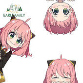 EARLFAMILY 13cm za Spy x Family Anya Peeker Naljepnice za automobile Anime Windows Motociklistička naljepnica Vodootporna RV JDM Dodaci za automobile