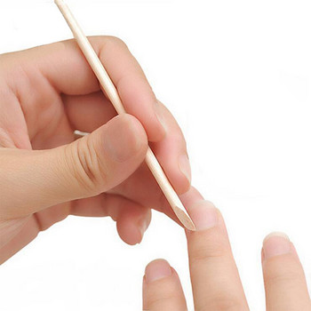 Νέο 100 τμχ/σετ 50 τμχ/σετ Orange Women Lady Nail Art Wood Stick Cuticle Pusher Remover Pedicure Tool Manicure