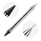 Μολύβι με ακρυλική λαβή με κερί διπλής όψης για στρας νυχιών Picker dotting στυλό Κρυστάλλινο Diamond Pick Up Pen