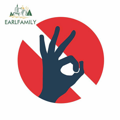 EARLFAMILY DIVE NAKED Αυτοκόλλητο αυτοκινήτου Vinyl Scuba Diving Flag Spear Fishing Funny Beach Decal Car Styling Αδιάβροχα αξεσουάρ αυτοκινήτου