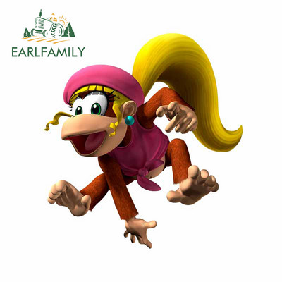 EARLFAMILY 13cm για Arcade Donkey Kong Αυτοκόλλητο Αυτοκινήτου Snowboard Styling Αυτοκινήτου Αυτοκόλλητο Βινυλίου Υλικό Διακόσμηση πορτμπαγκάζ για φορητό υπολογιστή