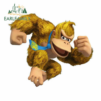 EARLFAMILY 13cm για Arcade Donkey Kong Αυτοκόλλητο Αυτοκινήτου Snowboard Styling Αυτοκινήτου Αυτοκόλλητο Βινυλίου Υλικό Διακόσμηση πορτμπαγκάζ για φορητό υπολογιστή