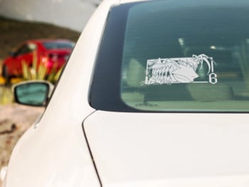 Ιαπωνικά αυτοκόλλητα Anime Grim Hollow Vinyl Decal Αυτοκόλλητα ανθεκτικά στις καιρικές συνθήκες για Αξεσουάρ Auto Decor για παρμπρίζ αυτοκινήτου πίσω παρμπρίζ