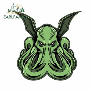 EARLFAMILY 13cm for Concept for A Sacred Geometry Cthulhu Anime Bumper Αυτοκόλλητα αυτοκινήτου Αυτοκόλλητα Cartoon σανίδα του σερφ