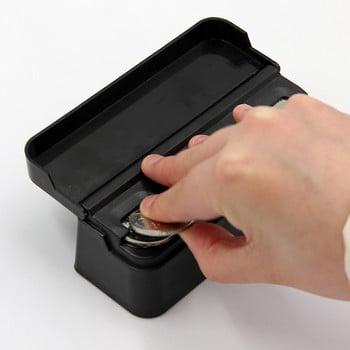 Carsun Ολοκαίνουργιο 1Pc Car Organizer Rolls πλαστική τσέπη Τηλεσκοπική θήκη νομισμάτων Dash Θήκη κουτιού αποθήκευσης Δοχείο Μαύρο