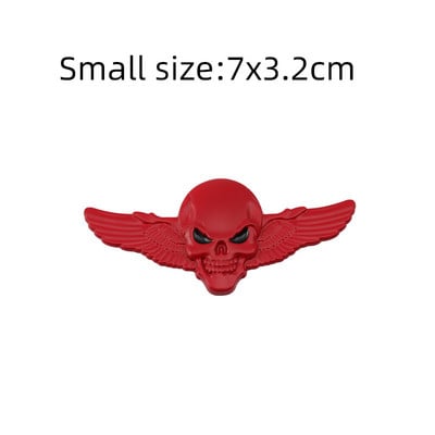 Metal 3D Cap de craniu autocolant auto emblemă emblemă autocolant portbagaj pentru BMW Audi Ford Jeep Honda Volkswagen Mercedes Opel Dodge KIA