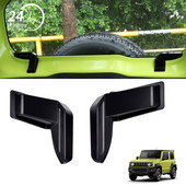 Új Hot 2PCS fekete ABS hátsó szélvédő fűtés vezeték védőburkolat Suzuki Jimny Sierra JB64 JB74 2019 2020 páramentesítő burkolathoz