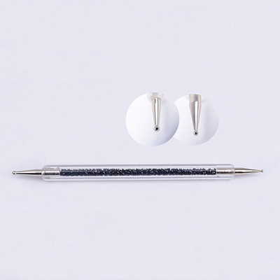 Dvostruka akrilna olovka za crtanje noktiju Šareni dijamant Kist za ukrašavanje noktiju Alati za dizajn noktiju