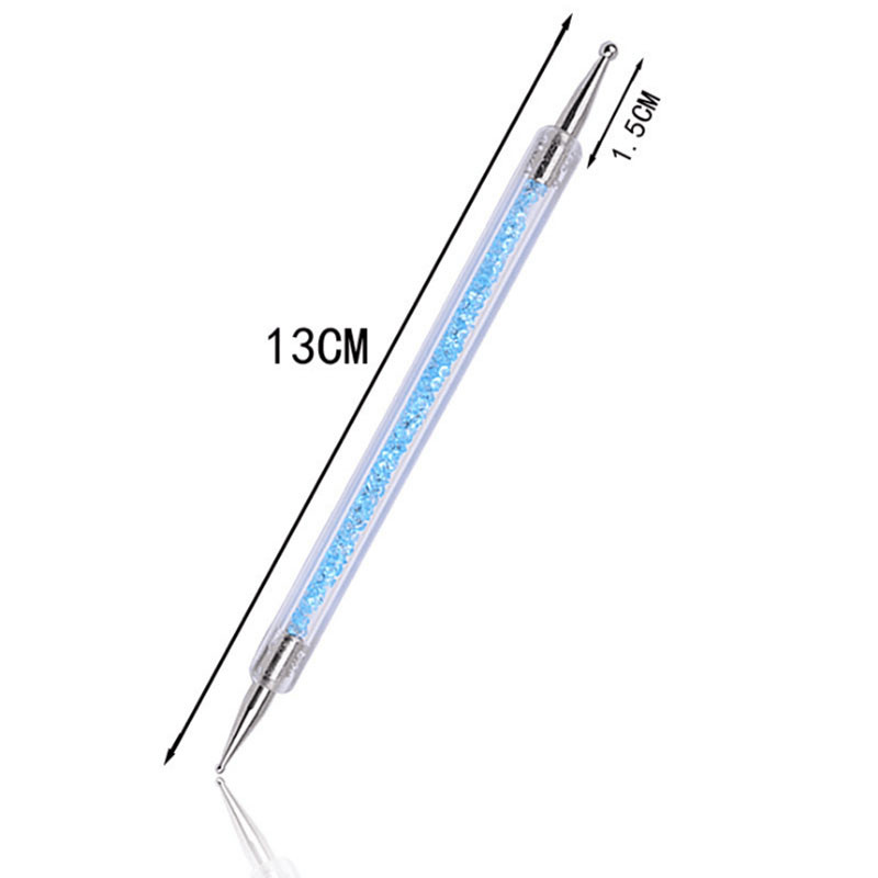 Dvostruka akrilna olovka za crtanje noktiju Šareni dijamant Kist za ukrašavanje noktiju Alati za dizajn noktiju