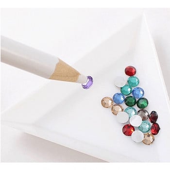 10 τμχ/παρτίδα Dotting Pens for Nails Rhinestones Εργαλεία συλλογής Crystal Wax Picker Picker Stres Pickup Pens Decoration Tool #&HT