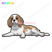 FUYOOHI Αστεία αυτοκόλλητα Εξωτερικά αξεσουάρ Cavalier King Charles Spaniel Αυτοκόλλητο αυτοκινήτου βινυλίου Graffiti Decal Decal KK