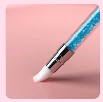 Πέννα σιλικόνης Sculpture Silicone Dual-ended Carving DIY Glitter Powder Painting Dotting Brush Nail Tips Tool