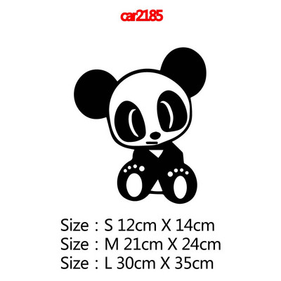 Hot Sale Αυτοκόλλητα και αυτοκόλλητα αυτοκινήτου Panda Αστεία περιτύλιγμα βινυλίου ζωικού κάλυμμα αδιάβροχο αυτοκόλλητο γρατσουνιές Αξεσουάρ διακόσμησης αυτοκινήτων αυτοκινήτων