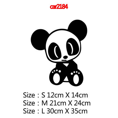 Hot Sale Αυτοκόλλητα και αυτοκόλλητα αυτοκινήτου Panda Αστεία περιτύλιγμα βινυλίου ζωικού κάλυμμα αδιάβροχο αυτοκόλλητο γρατσουνιές Αξεσουάρ διακόσμησης αυτοκινήτων αυτοκινήτων