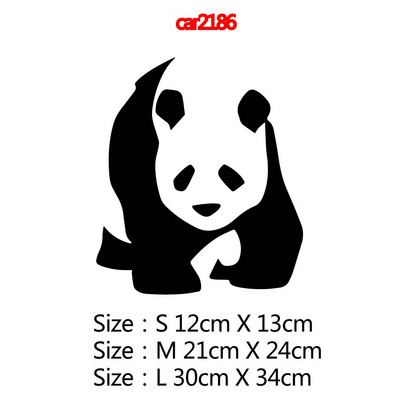Hot Sale Αυτοκόλλητα και αυτοκόλλητα αυτοκινήτου Panda Αστεία περιτύλιγμα βινυλίου ζωικού κάλυμμα αδιάβροχο αυτοκόλλητο γρατσουνιές Αξεσουάρ διακόσμησης αυτοκινήτων αυτοκινήτων