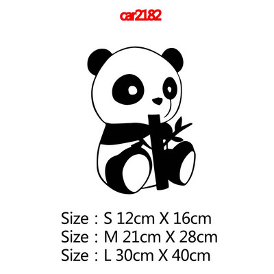 Hot Sale Αυτοκόλλητα και αυτοκόλλητα αυτοκινήτου Panda Αστεία περιτύλιγμα βινυλίου ζωικού κάλυμμα αδιάβροχο αυτοκόλλητο γρατσουνιές Αξεσουάρ διακόσμησης αυτοκινήτων αυτοκινήτων