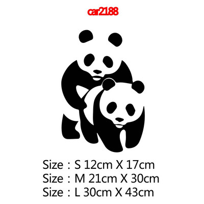 Hot Sale Αυτοκόλλητα και αυτοκόλλητα αυτοκινήτου Panda Αστεία περιτύλιγμα βινυλίου ζωικού κάλυμμα αδιάβροχο αυτοκόλλητο γρατσουνιές Αξεσουάρ διακόσμησης αυτοκινήτων αυτοκινήτων