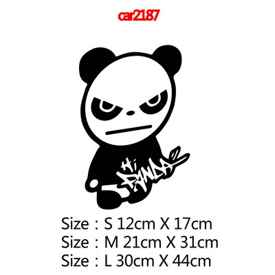 Hot Sale Αυτοκόλλητα και αυτοκόλλητα αυτοκινήτου Panda Αστεία περιτύλιγμα βινυλίου ζωικού κάλυμμα αδιάβροχο αυτοκόλλητο γρατσουνιές Αξεσουάρ διακόσμησης αυτοκινήτων αυτοκινήτων