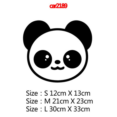 Hot Sale Αυτοκόλλητα και αυτοκόλλητα αυτοκινήτου Panda Αστεία περιτύλιγμα βινυλίου ζωικού κάλυμμα αδιάβροχο αυτοκόλλητο γρατσουνιές Αξεσουάρ διακόσμησης αυτοκινήτων αυτοκινήτων