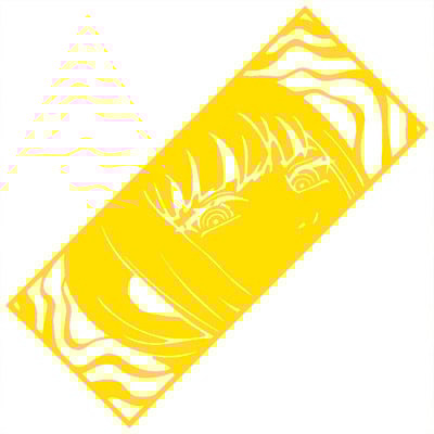 Grandininis pjūklas Vyras automobilio lipdukas lango apdaila Anime Gražios mergaitės lipdukai Nešiojamojo kompiuterio automobilių dalys Makima Die Cutti Vinyl Decal