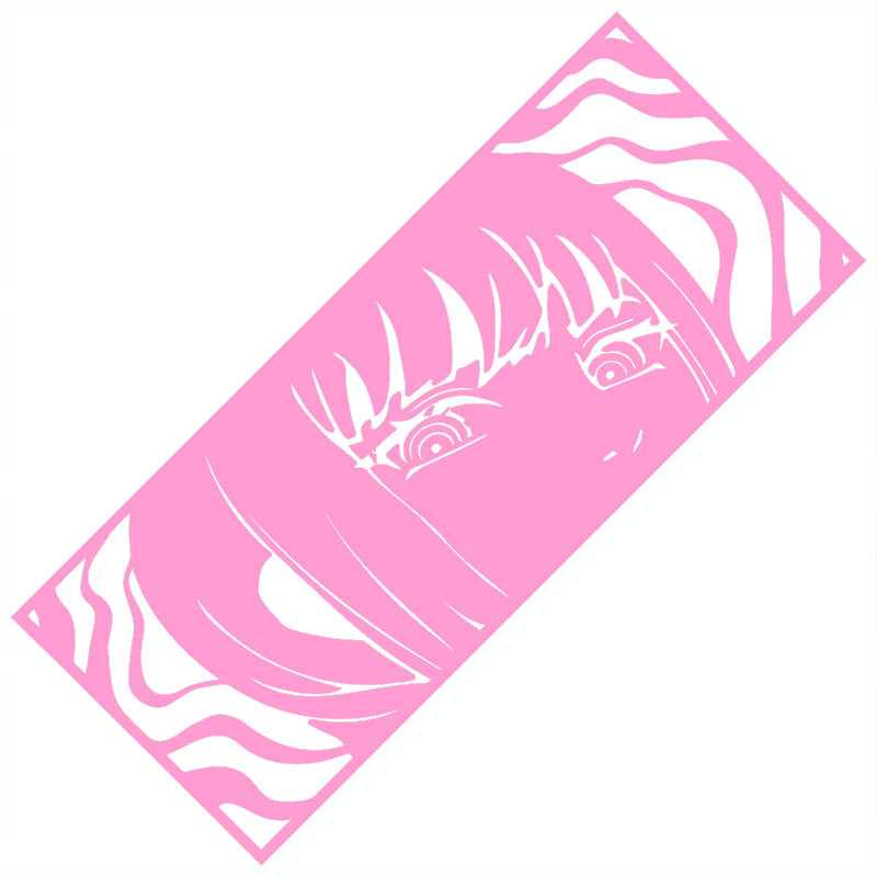 Grandininis pjūklas Vyras automobilio lipdukas lango apdaila Anime Gražios mergaitės lipdukai Nešiojamojo kompiuterio automobilių dalys Makima Die Cutti Vinyl Decal