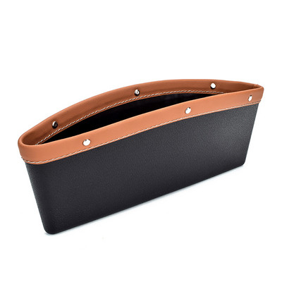 Autós rendező Tároló Autósülés, résnyitott zseb Multifunkcionális vezetőülés-fogó pohártartó Tartozékok PU bőr szervező